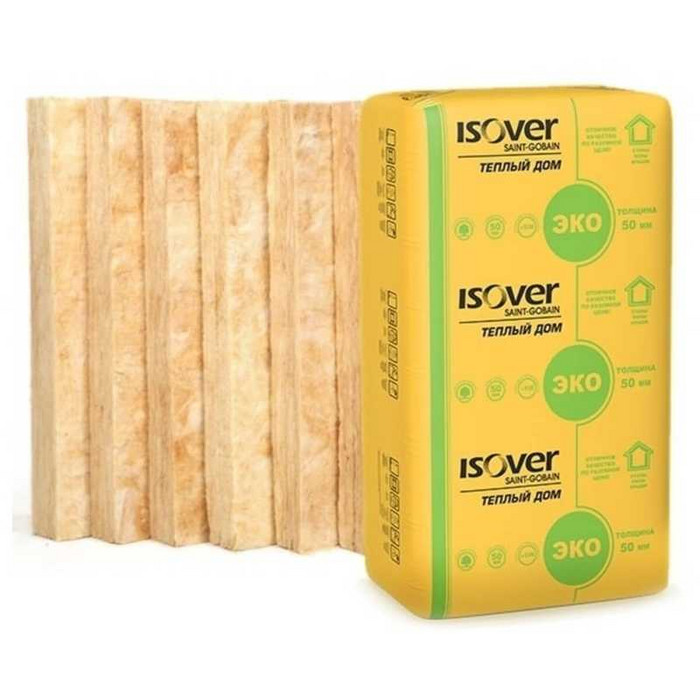 Утеплитель Isover Изовер Тёплый Дом Плита 50х610х1170 в Приморске